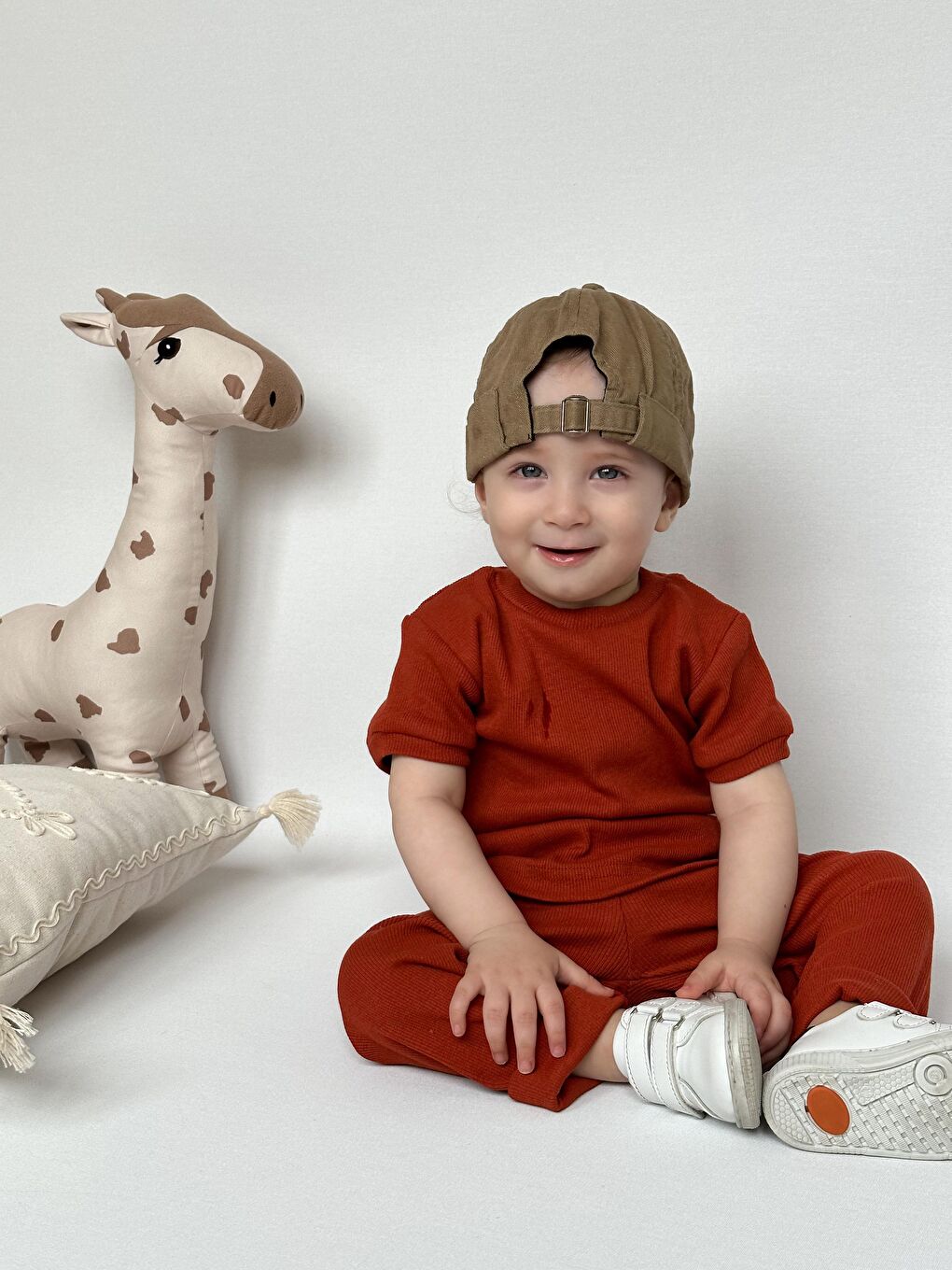 Kahverengi Kısa Kol Taytlı Takım MİA2XTYTK-1