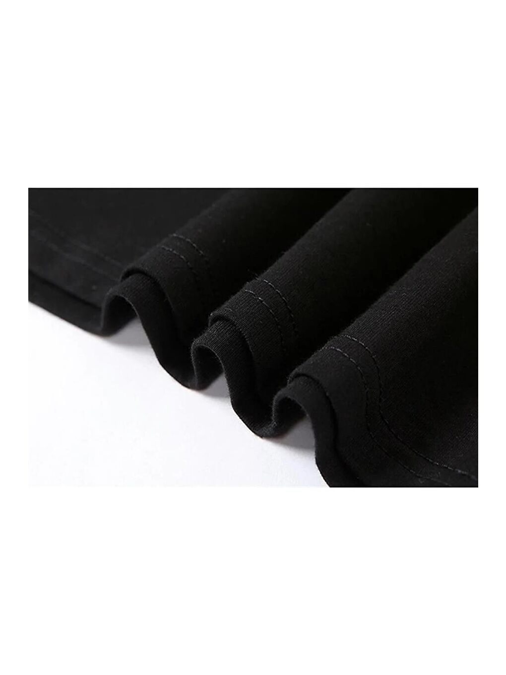 Super Cool Baskılı Siyah Crop-2