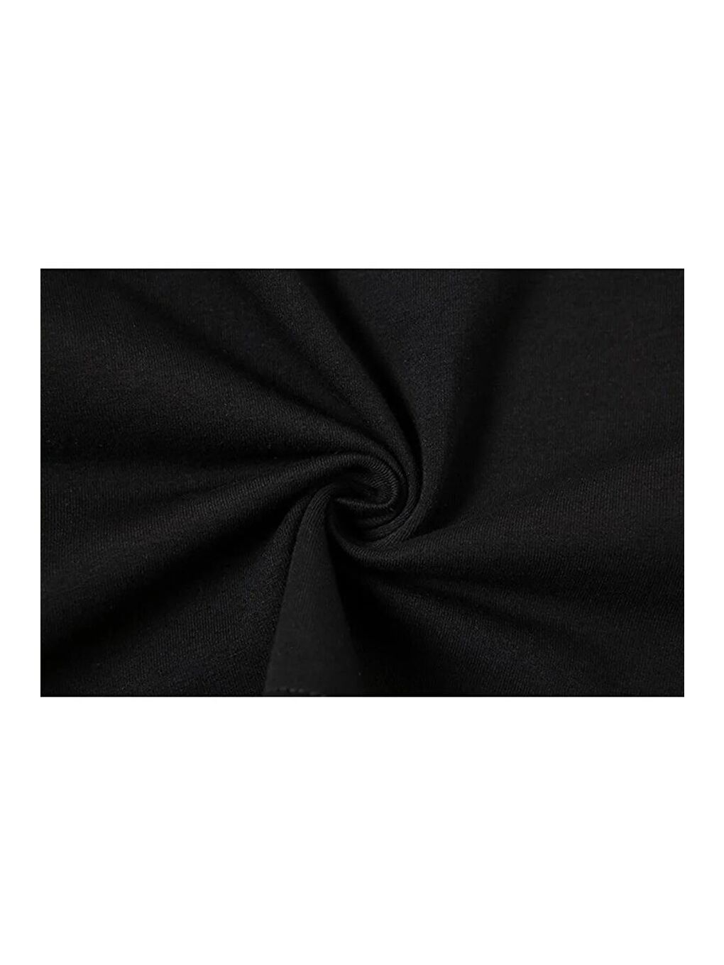 Super Cool Baskılı Siyah Crop-3