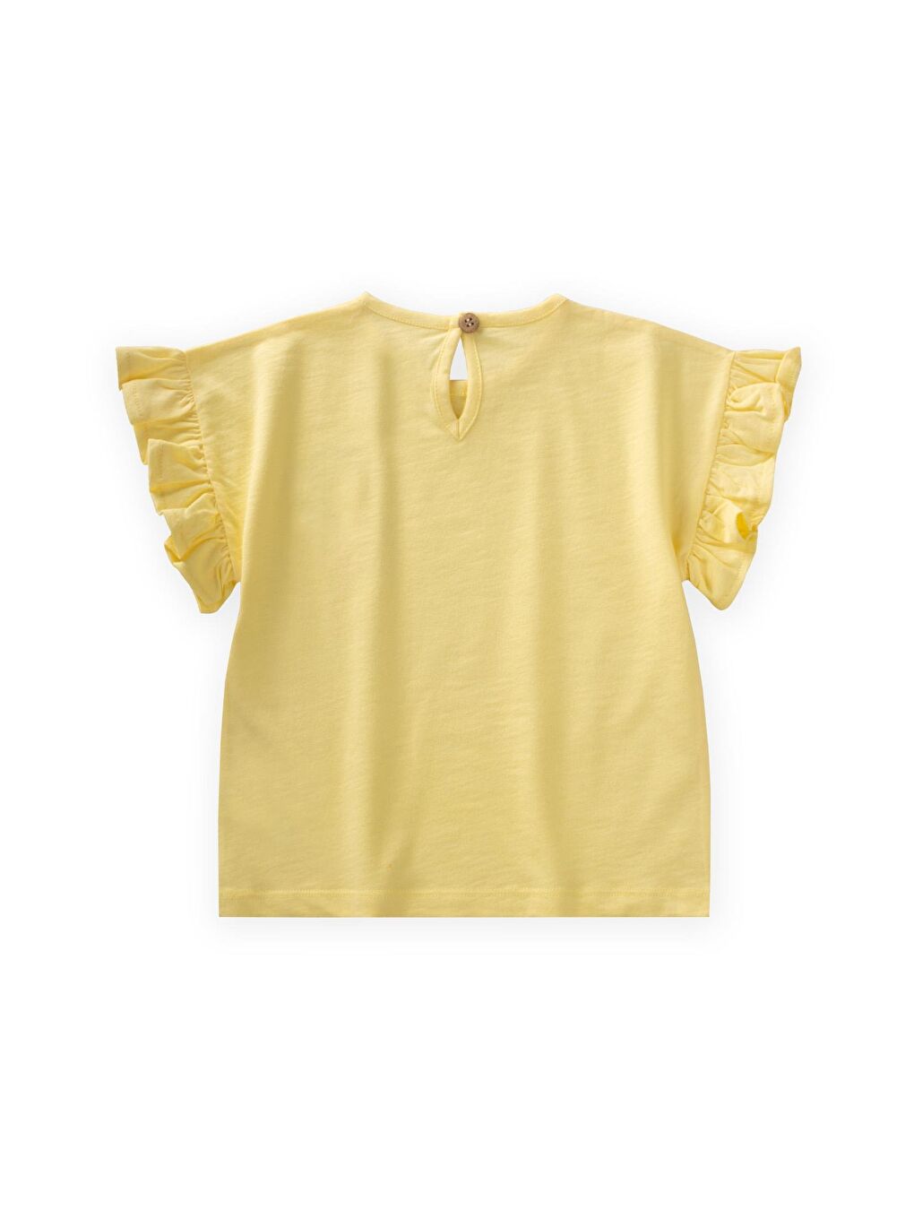 Sarı Kız Çocuk Tişört-1