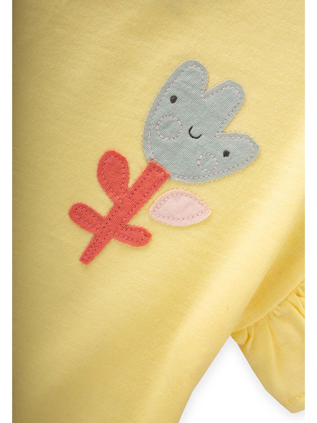 Sarı Kız Çocuk Tişört-2