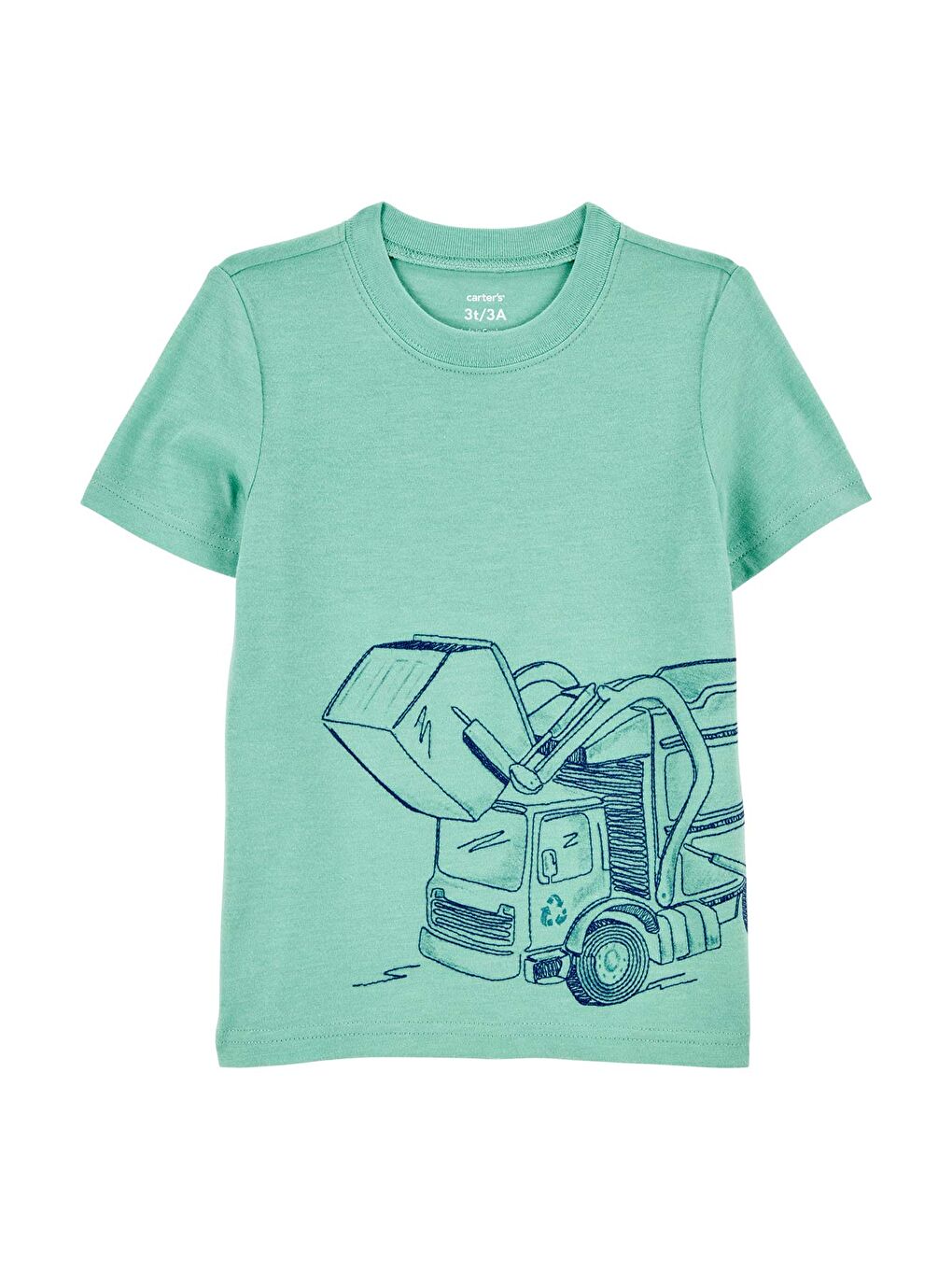 Yeşil Küçük Erkek Çocuk Tshirt