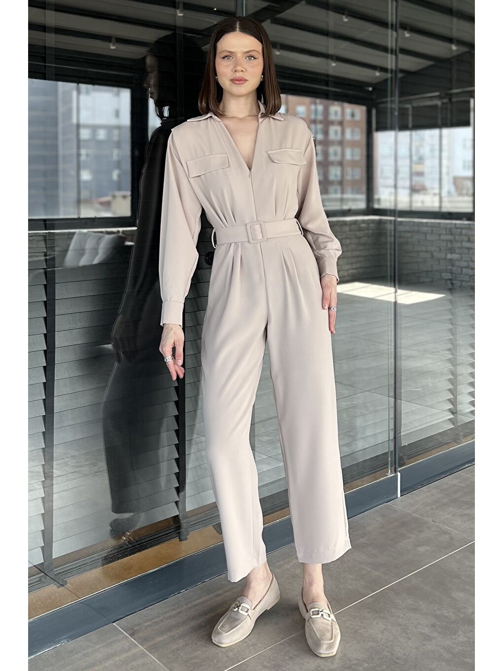 Bej V Yaka Kemerli Tulum