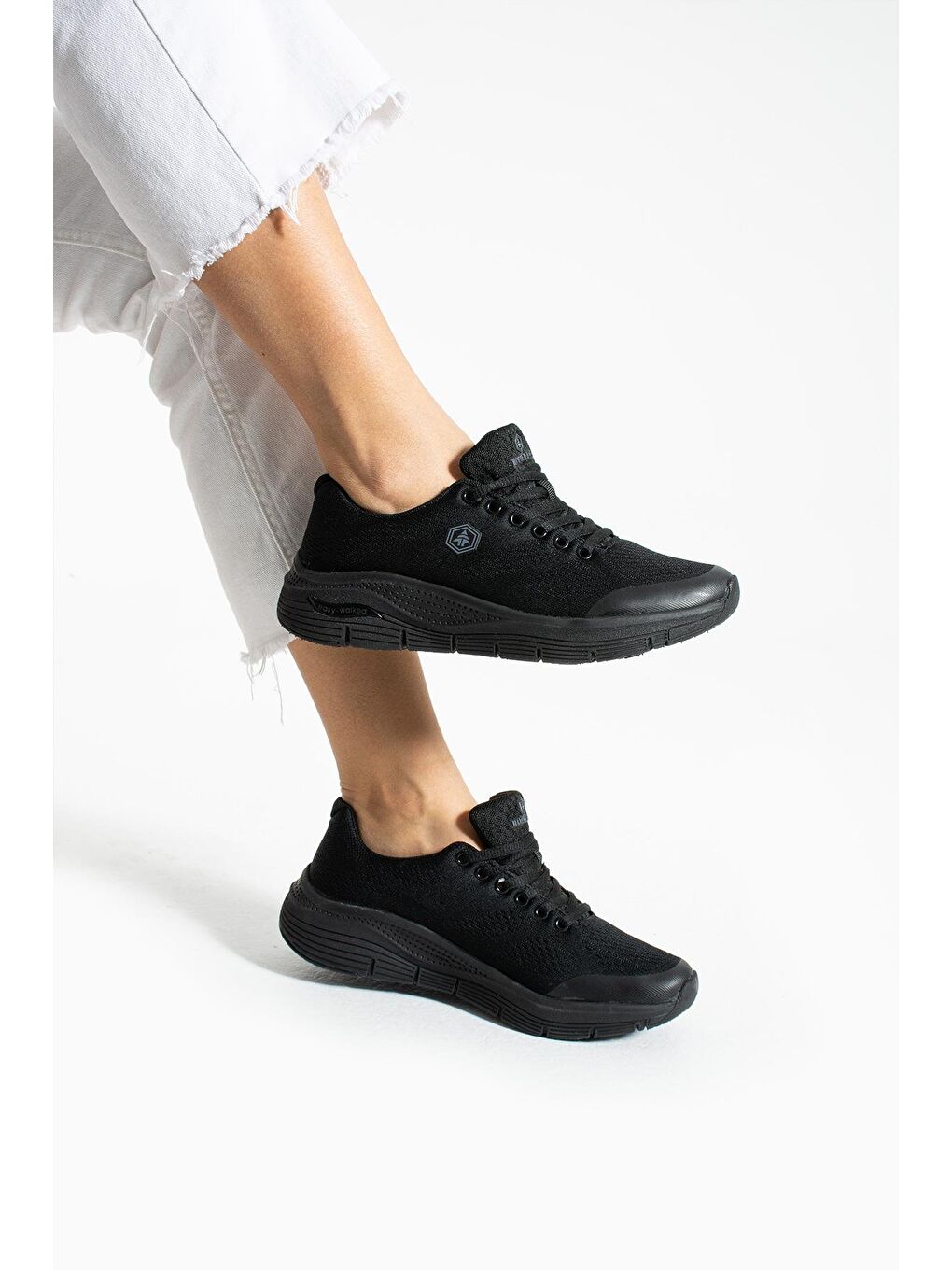 Siyah Kadın Spor Ayakkabı-3