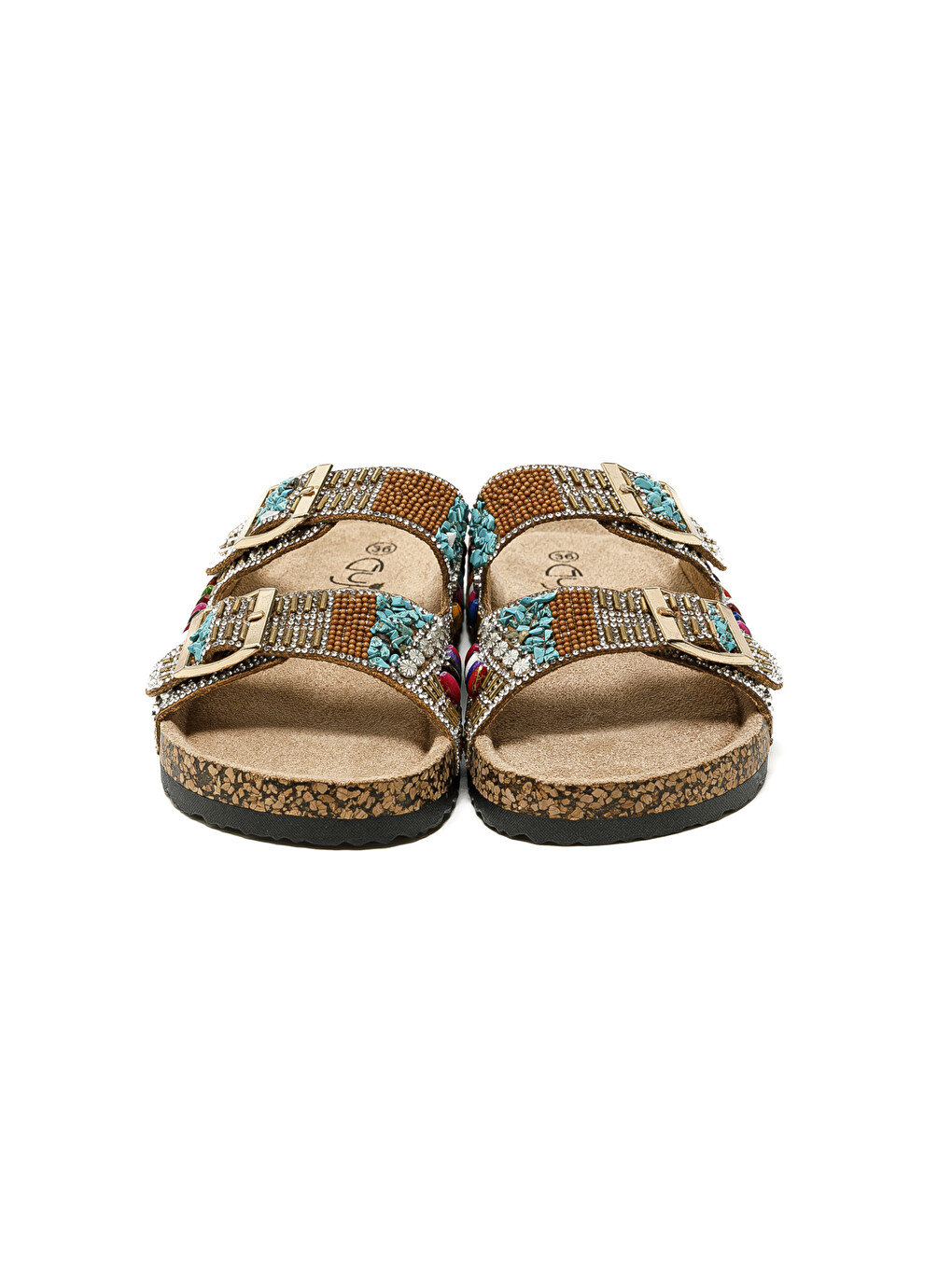 Kahverengi Kadın Terlik 25Y102-2 CL Camel-3