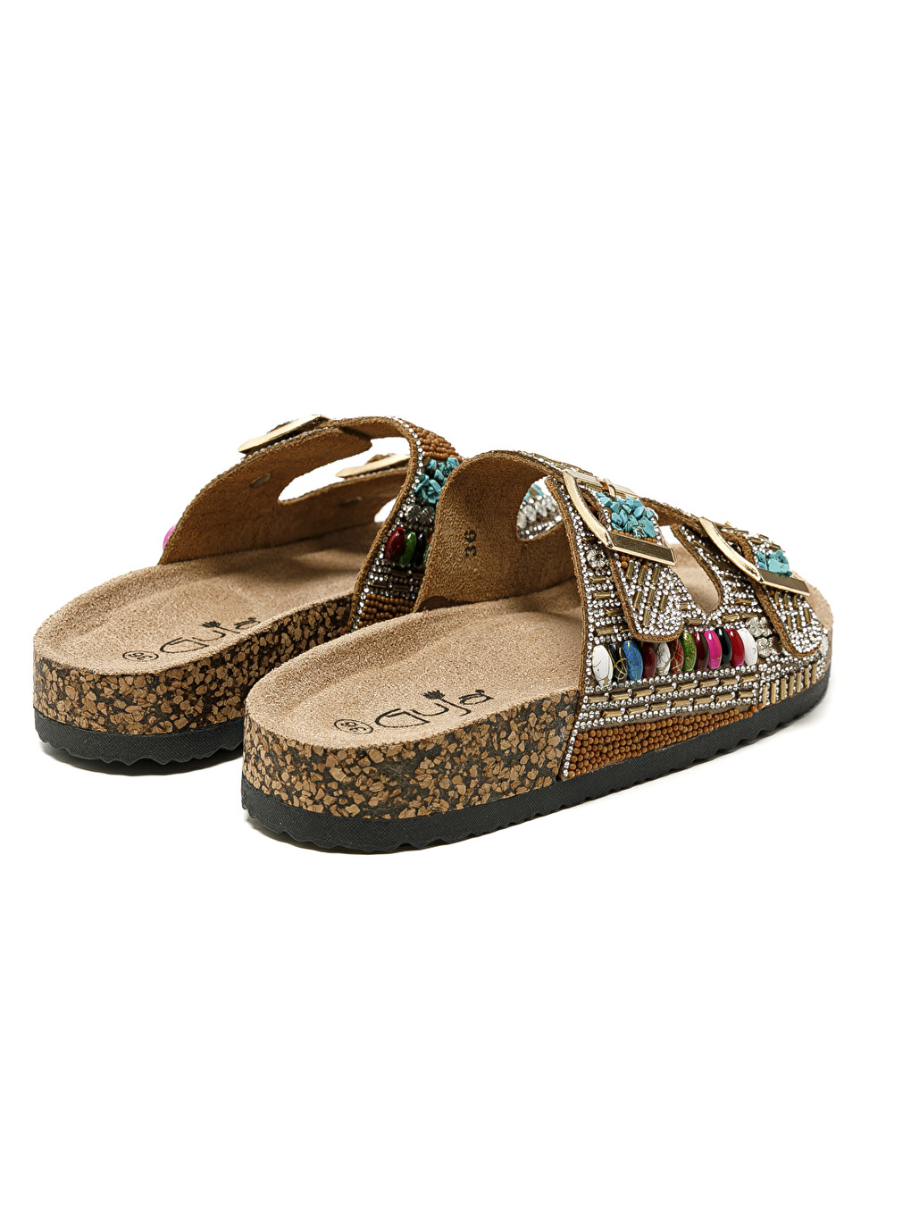 Kahverengi Kadın Terlik 25Y102-2 CL Camel-4