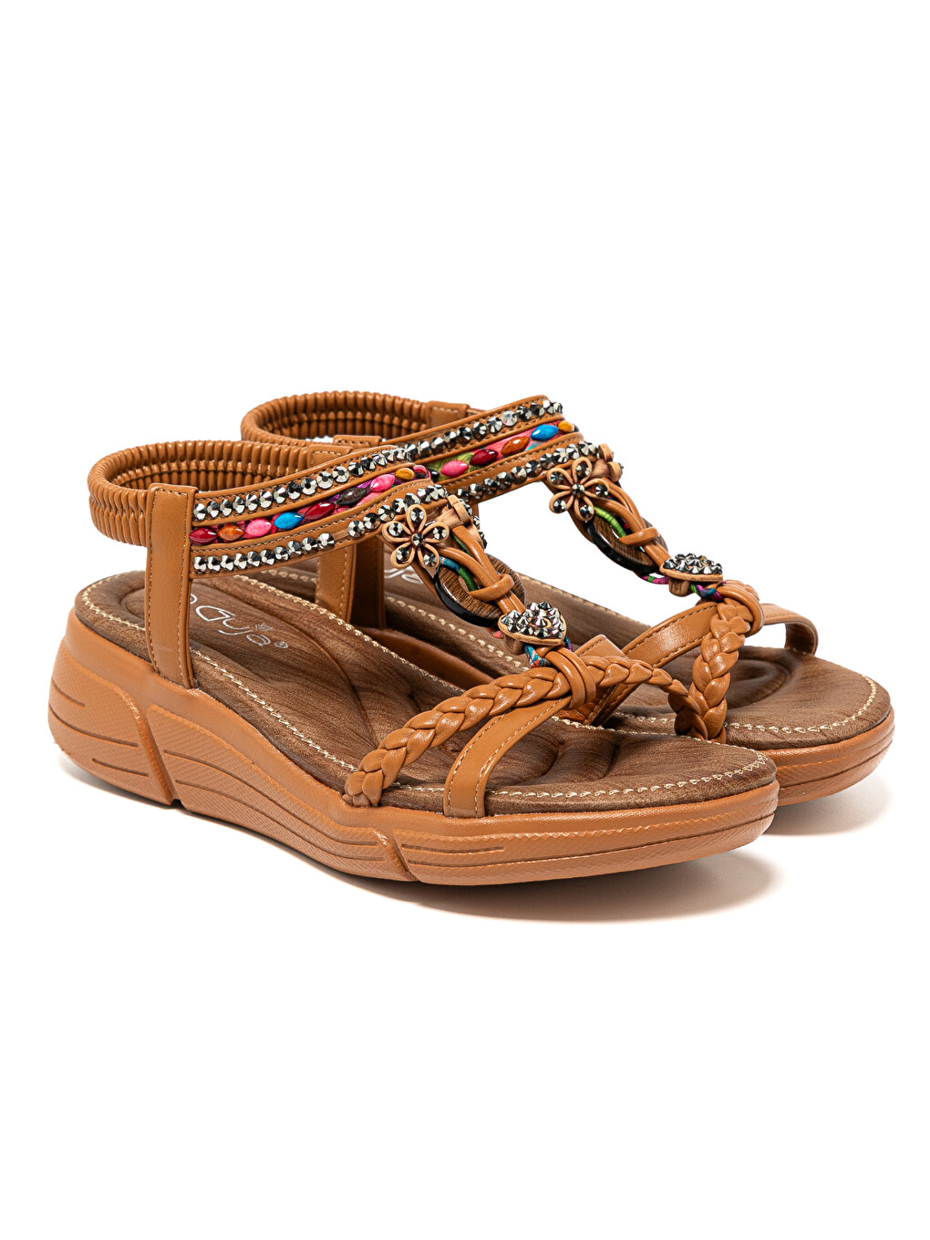 Kahverengi Kadın Sandalet 25Y154-1 CL Camel-2