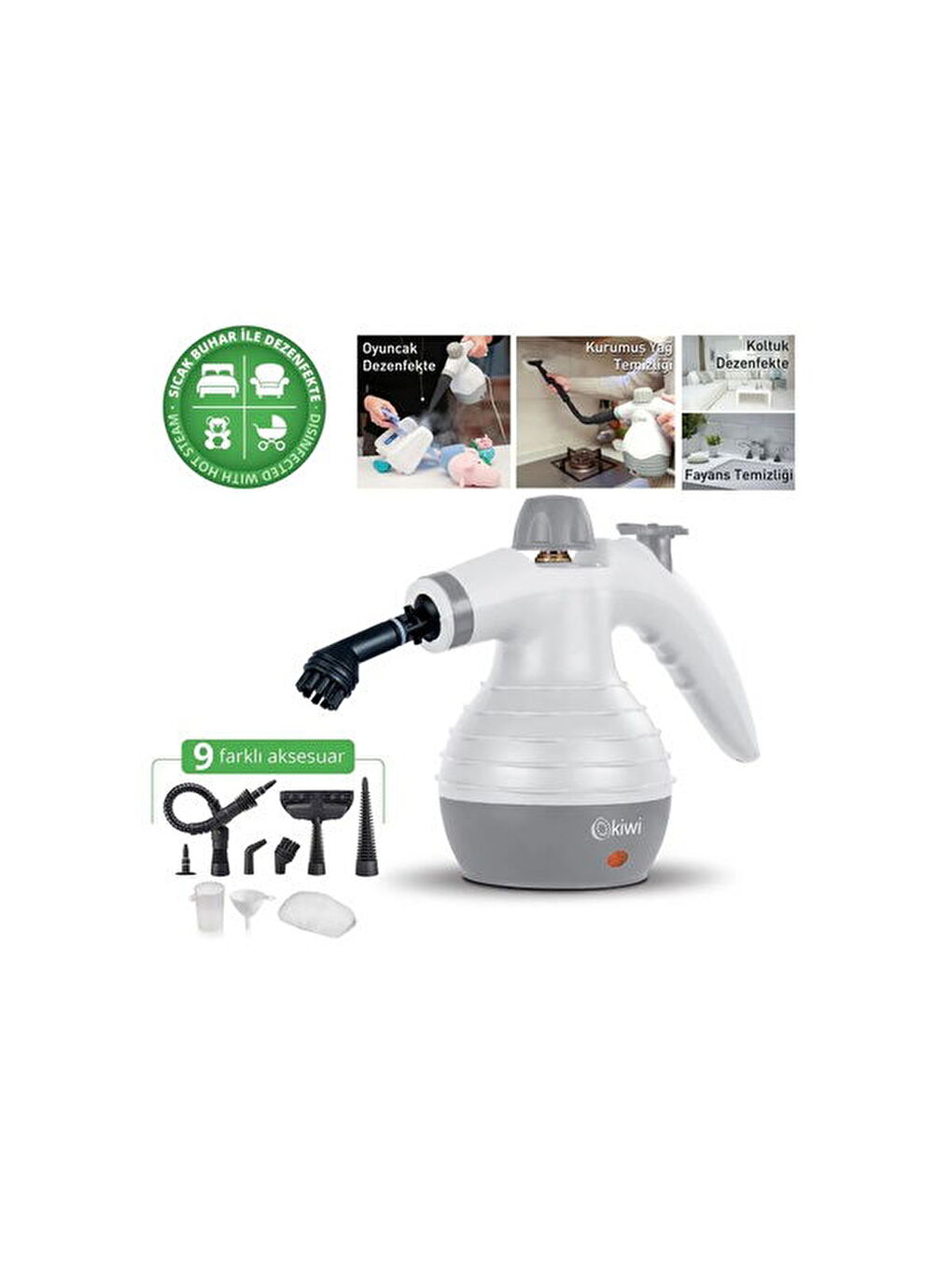 KSC-4211 Buharlı Temizleyici - Beyaz-2