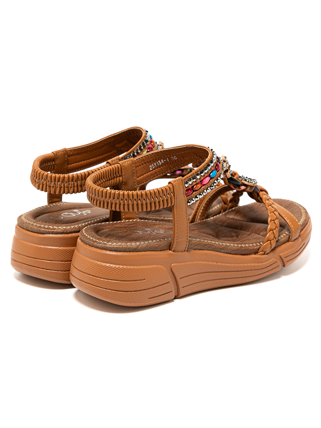 Kahverengi Kadın Sandalet 25Y154-1 CL Camel-3