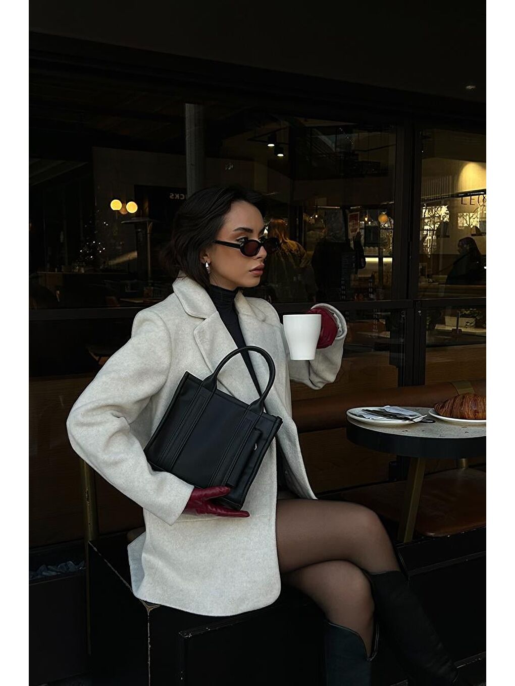 Miles Tote Bag Siyah-3