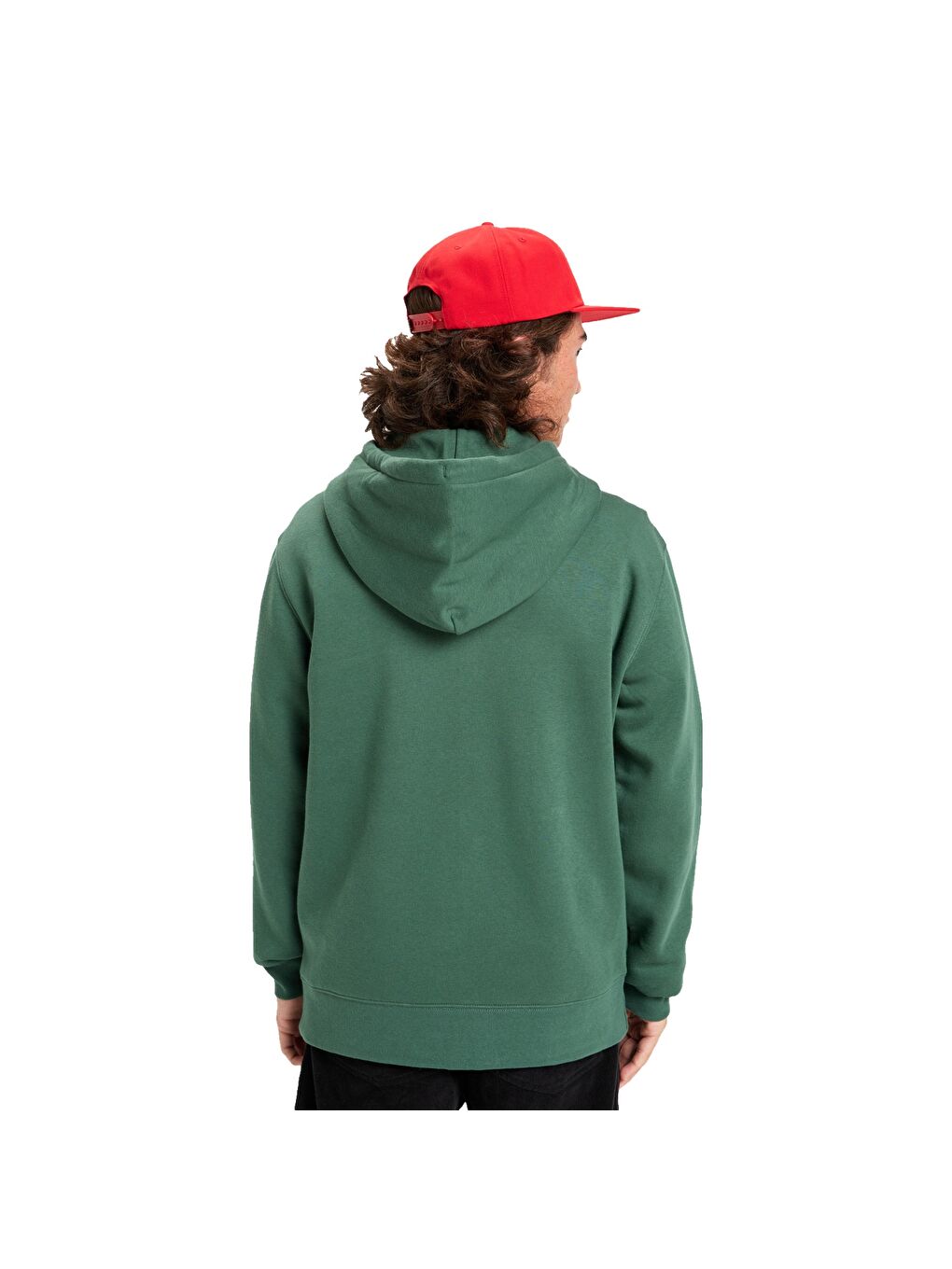 Salt Water Zip Hoodie Erkek Yeşil Fermuarlı Sweatshirt-4