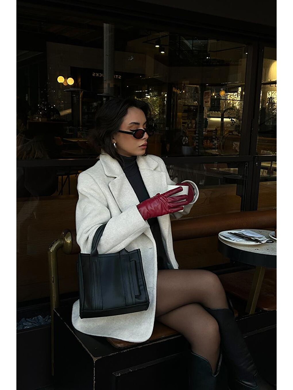 Miles Tote Bag Siyah-5