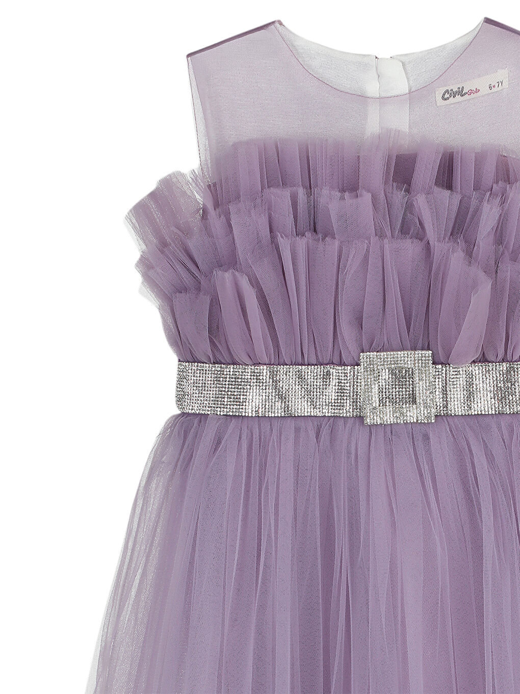 Girls Kız Çocuk Abiye 6-9 Yaş Lila-2