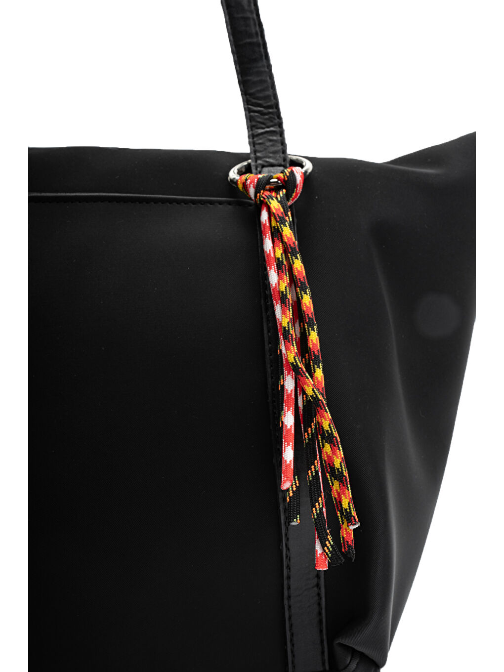 Paraşüt Kumaş Kadın Kol Çanta Madonna Siyah-3