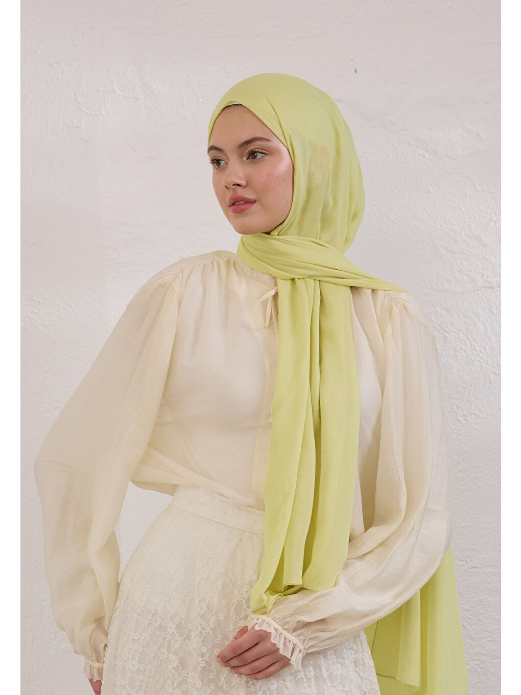 Sarı SOFT VİSKON ŞAL SOFT SARI-3