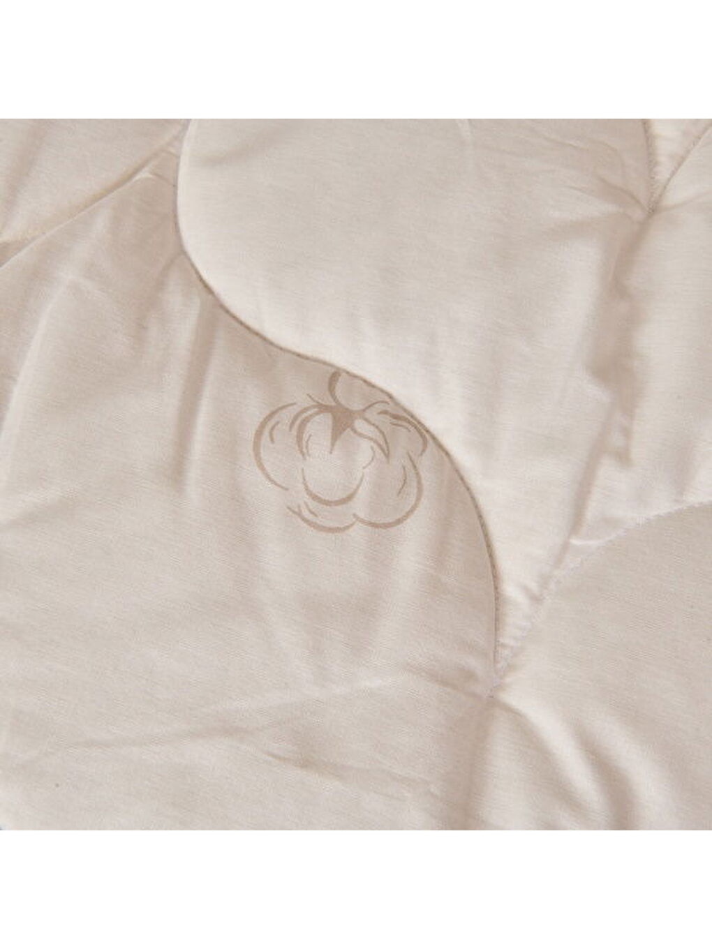 Soft Tek Kişilik Pamuk Yorgan - Beyaz - 155x215 cm-1