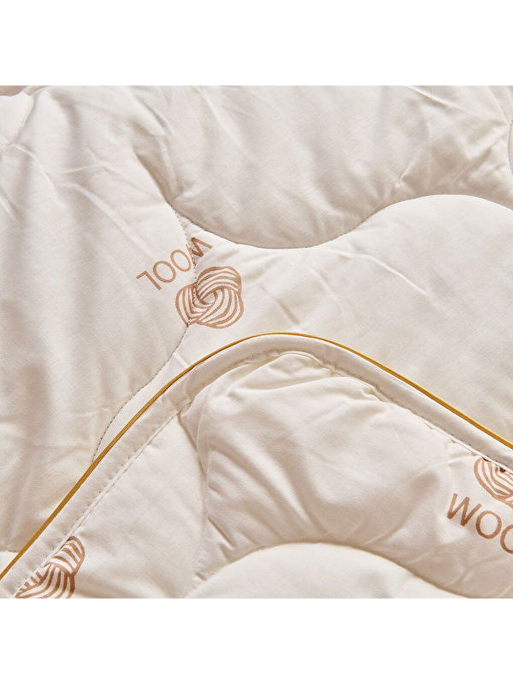 Soft Çift Kişilik Yün Yorgan - Beyaz - 195x215 cm-2