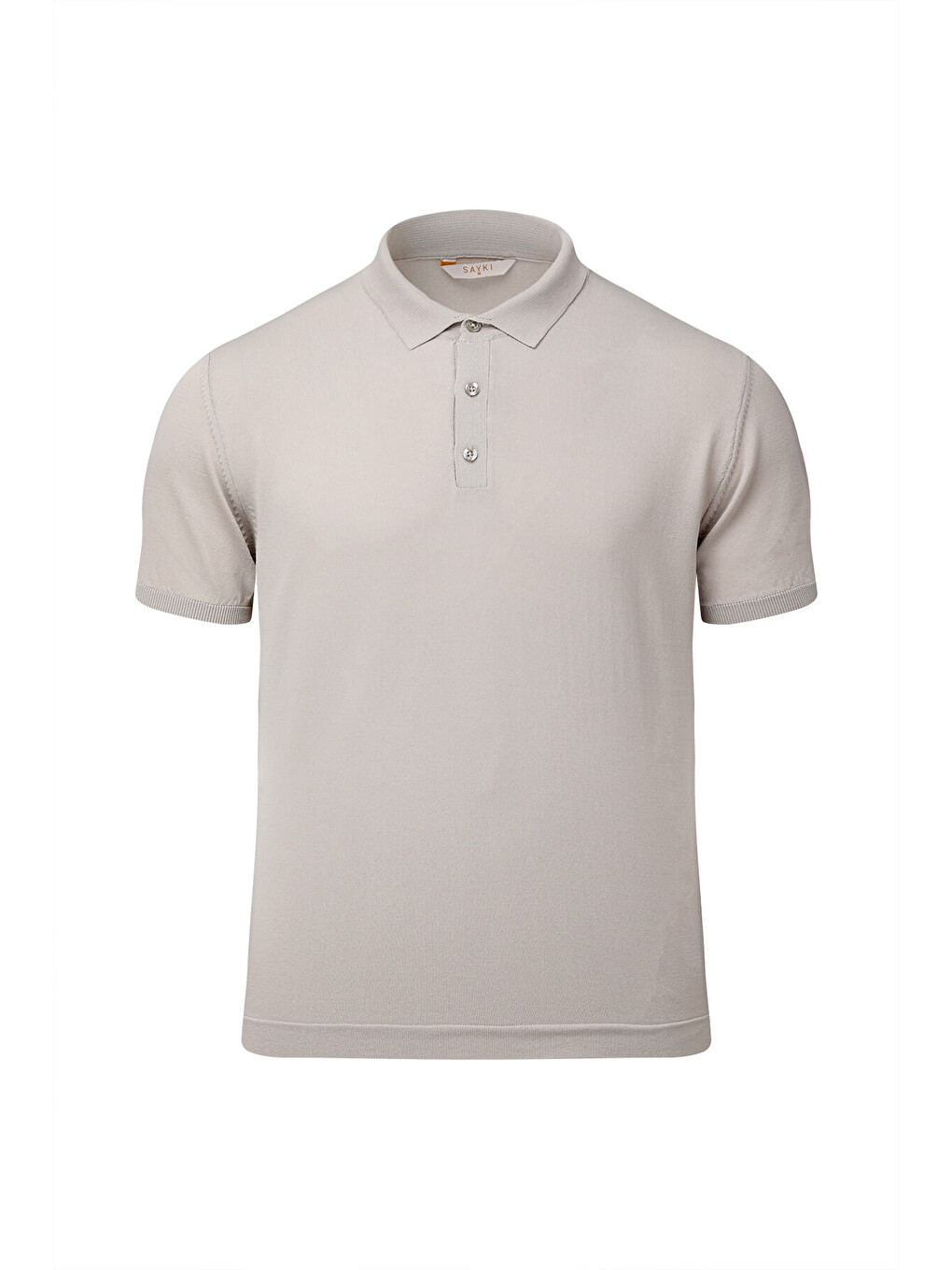 Bej Vizon Regular Fit Polo Yaka Rayon Tişört