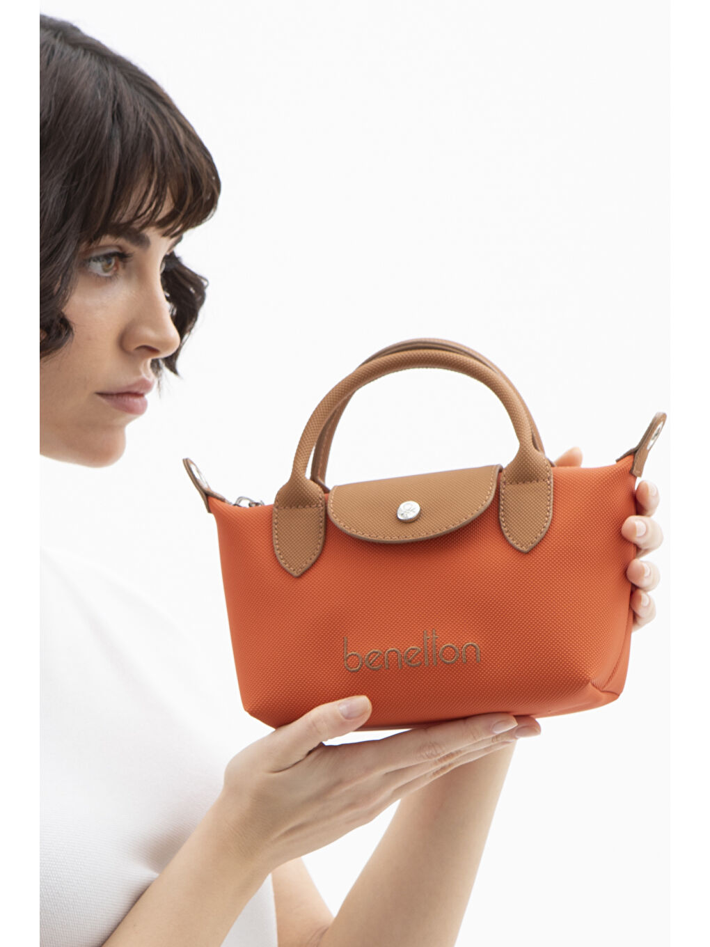 Kadin Çapraz Çanta Turuncu-Camel BNT1601-2