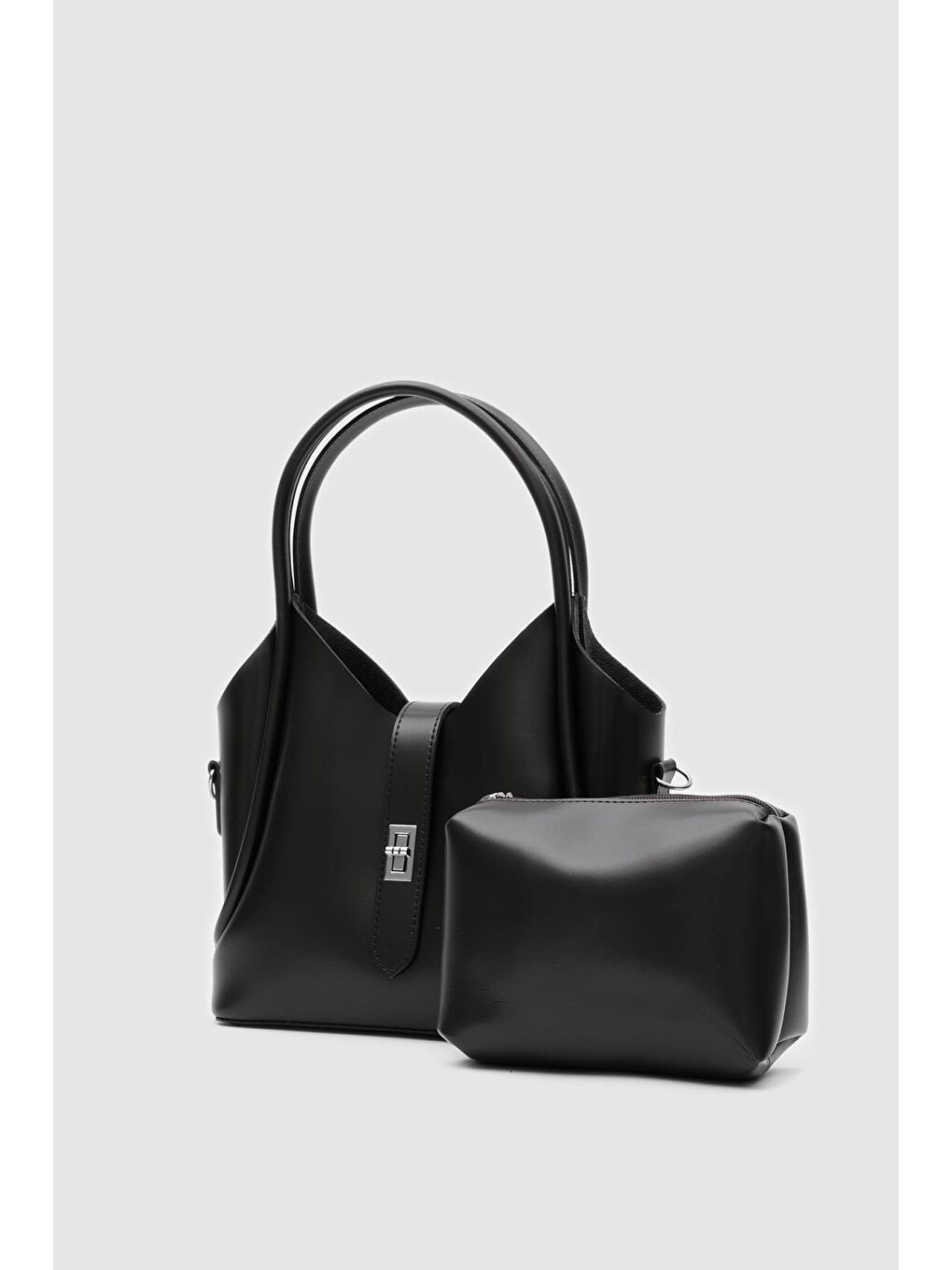 Cindy El Ve Çapraz Çanta Siyah-2