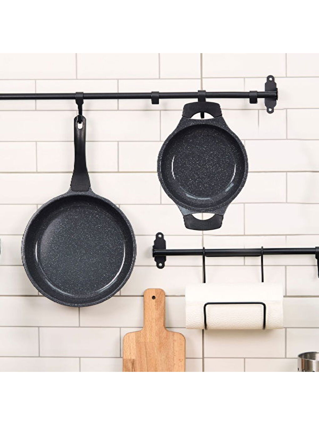 2'li Tava Seti - Siyah - 26 cm + 20 cm-3
