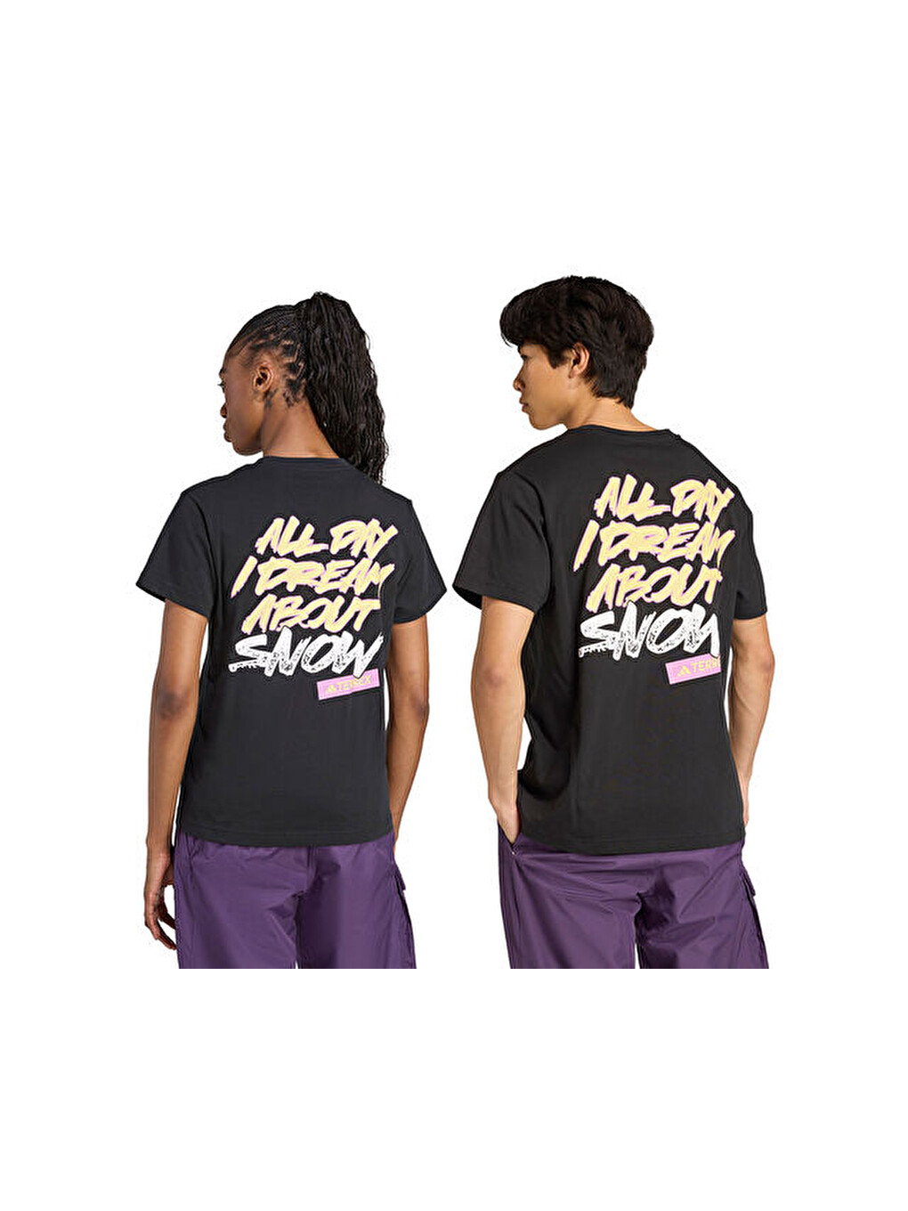 U Snow T Unisex Outdoor Tişörtü Jm6359 Siyah-1