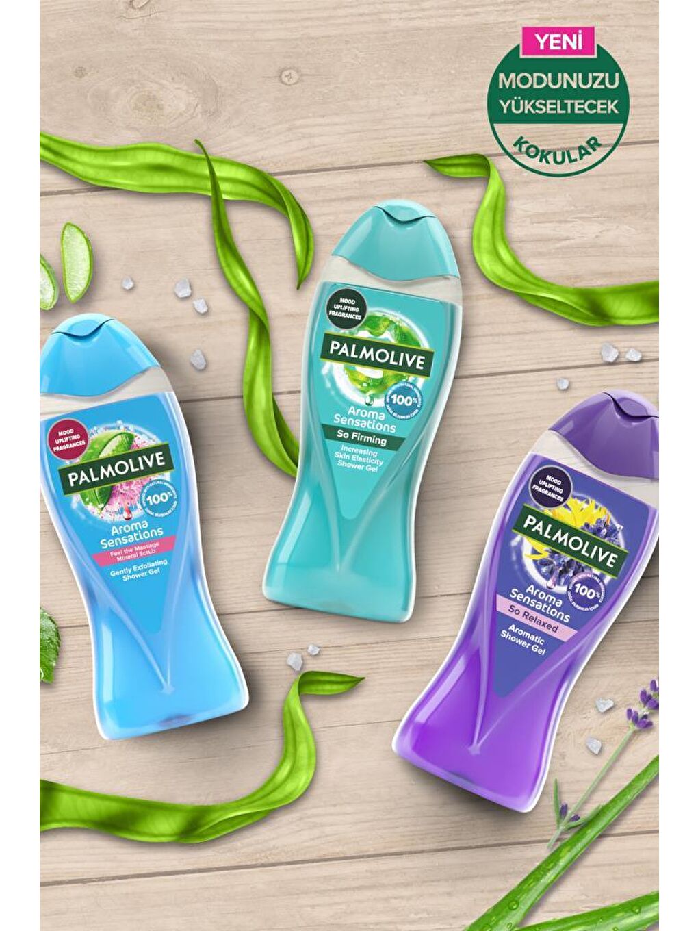 Palmolive Yeşil Aroma Sensations So Firm Deniz Yosunu Özü ile Banyo ve Duş Jeli 2x750 ml - 6