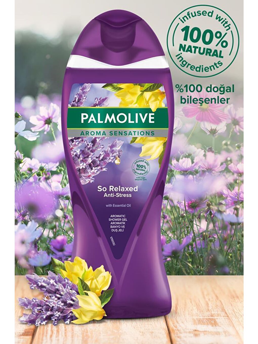 Palmolive Aroma Sensations So Relaxed Aromatik Banyo ve Duş Jeli 750 ml x 2 Adet + Duş Lifi Hediye - 1