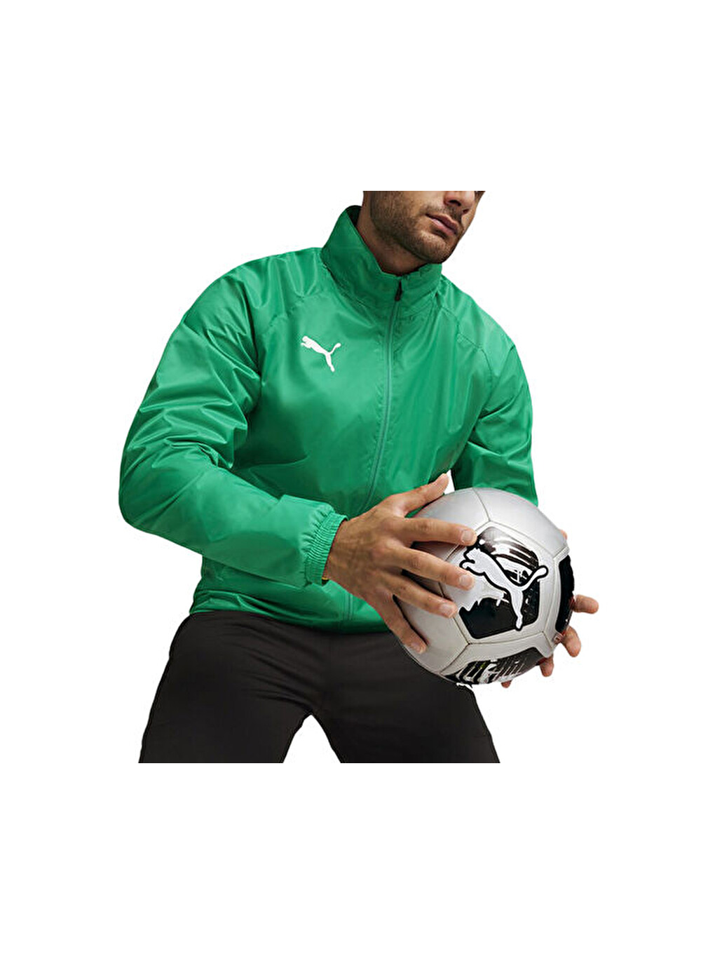 Teamgoal All Weather Jacket Erkek Futbol Antrenman Yağmurluk 65903805 Yeşil-1