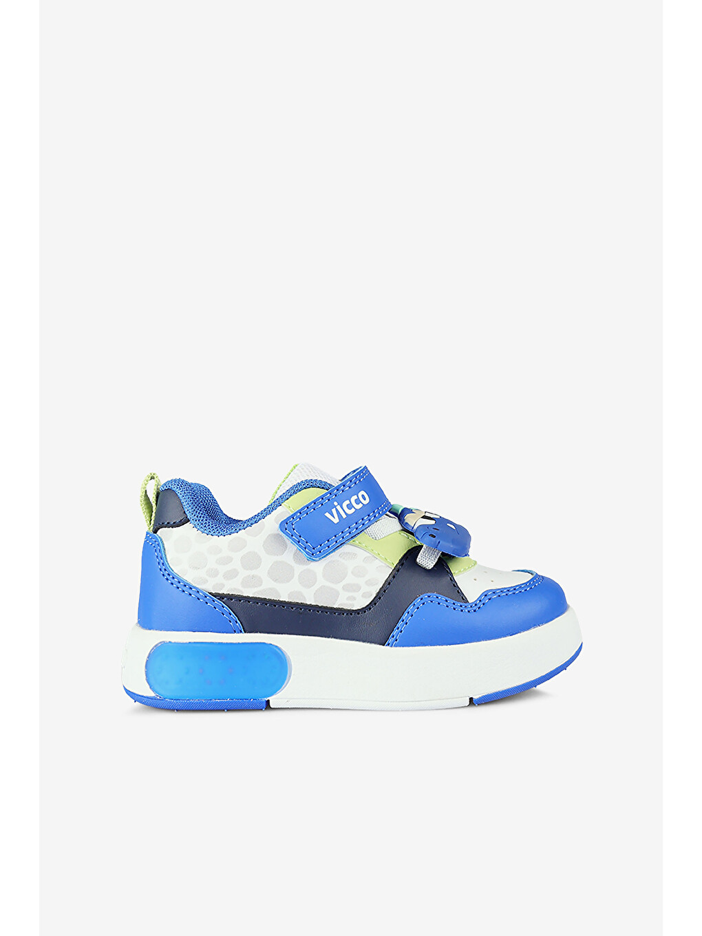Borka Işıklı Erkek Okul Öncesi Saks Mavi Sneaker