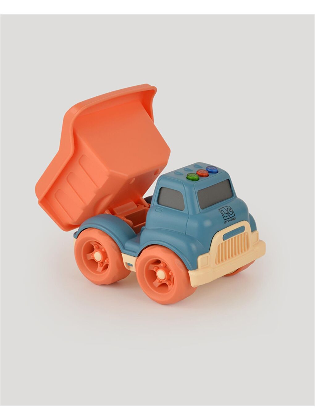 Turkuaz Sesli Ve Işıklı Minik Kamyon-2