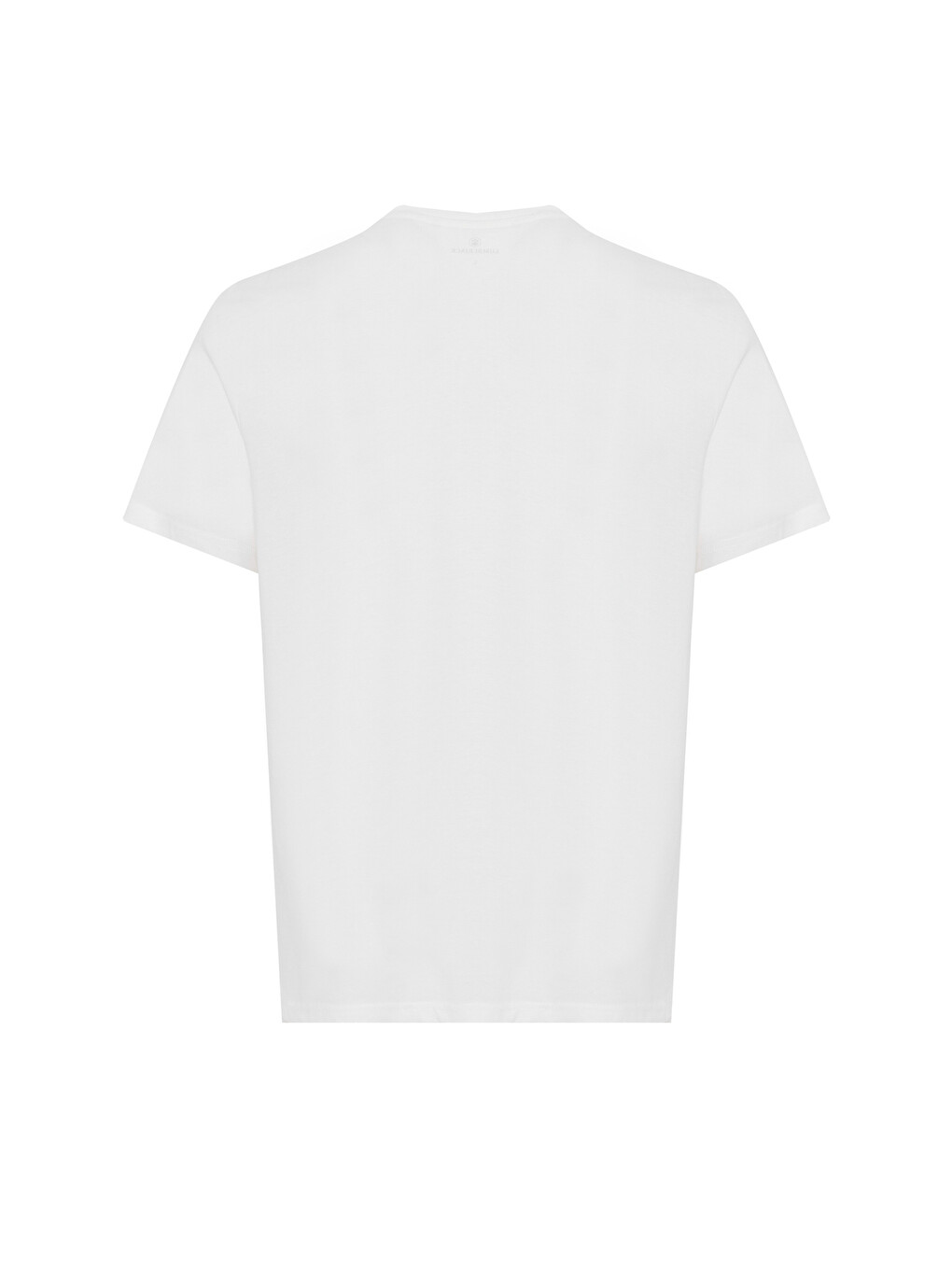 Beyaz Erkek Kısa Kol T-Shirt-1