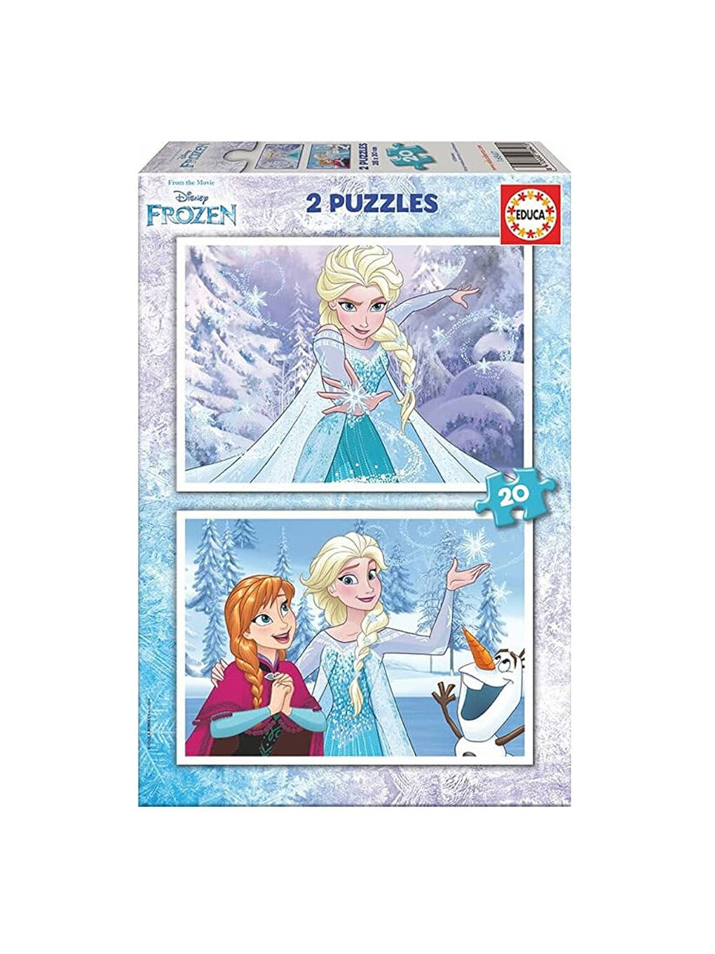 Çocuk Puzzle 2x20 Parça Puzzle Frozen 16847