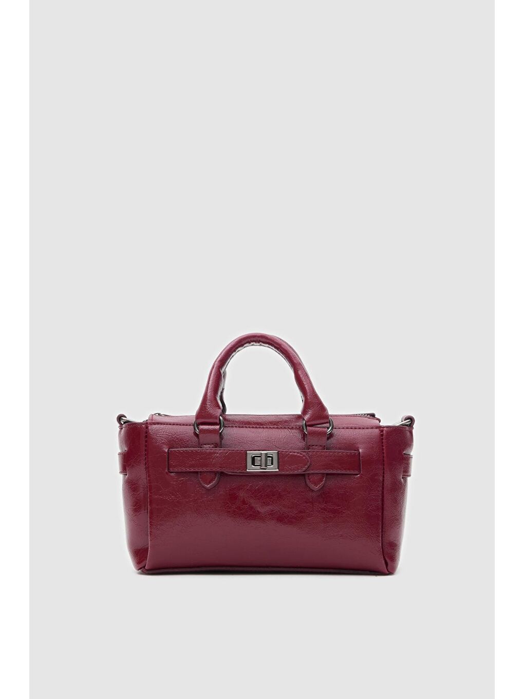 Buch Mini Çapraz Çanta Bordo-4