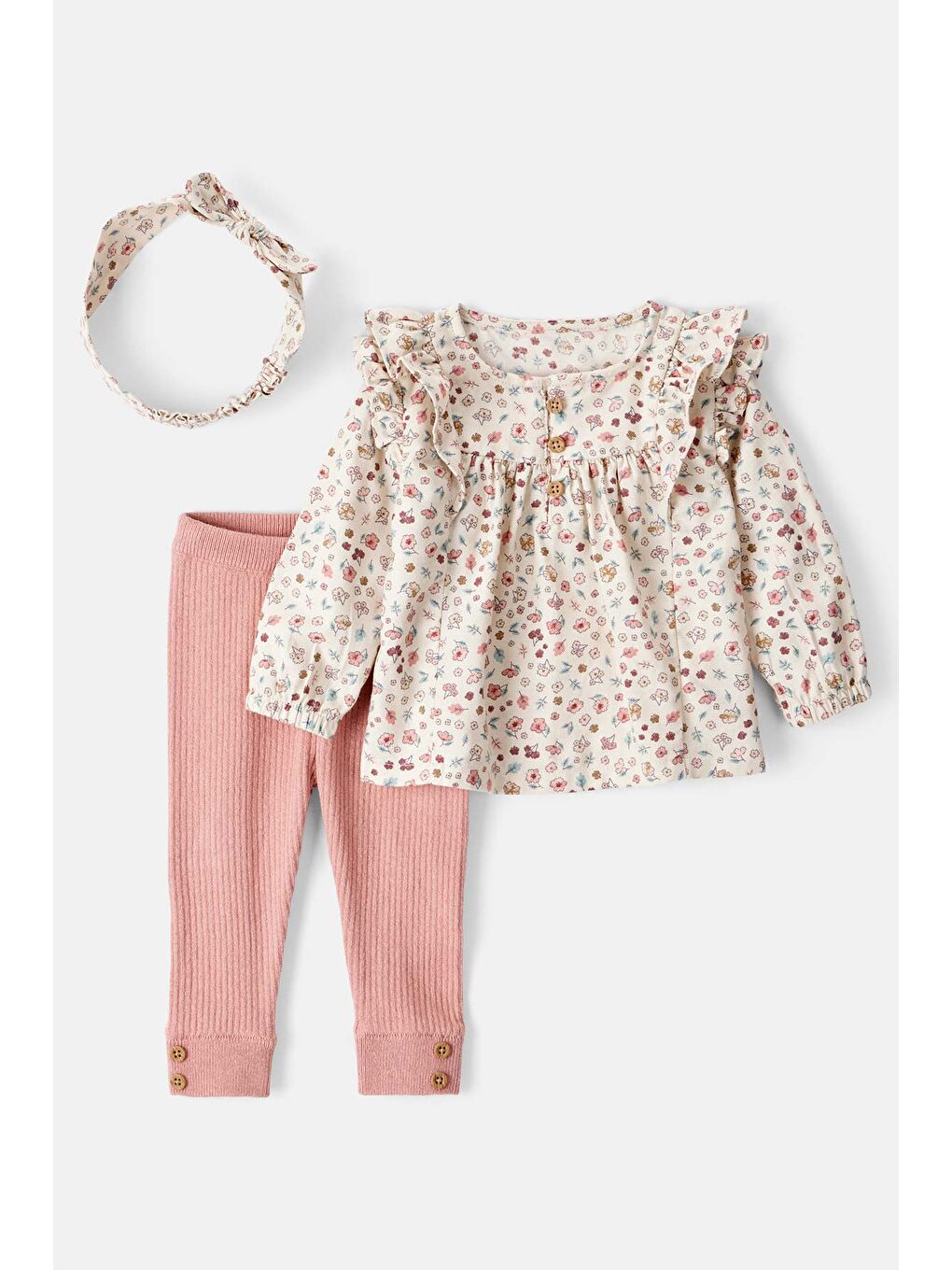 Kız Bebek Pembe 2Li Set