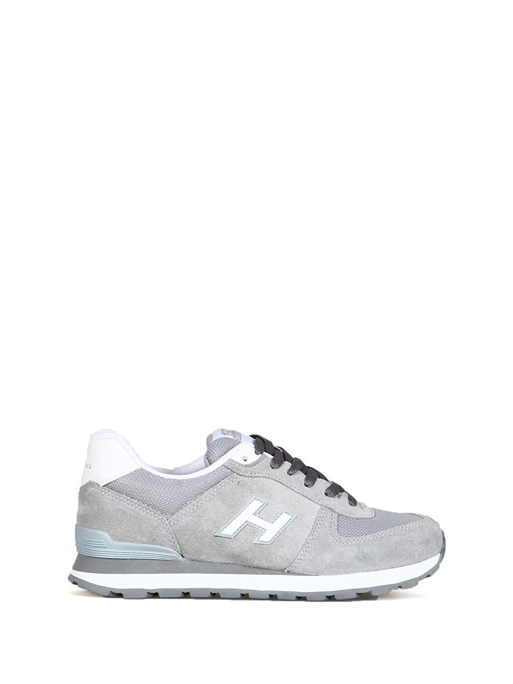 Peru Hakiki Deri Açık Gri - Beyaz Kadın Spor Ayakkabı