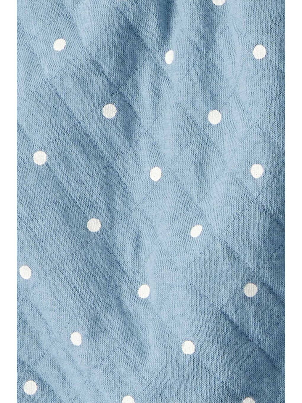 Kız Bebek Mavi Yelekli Set-3