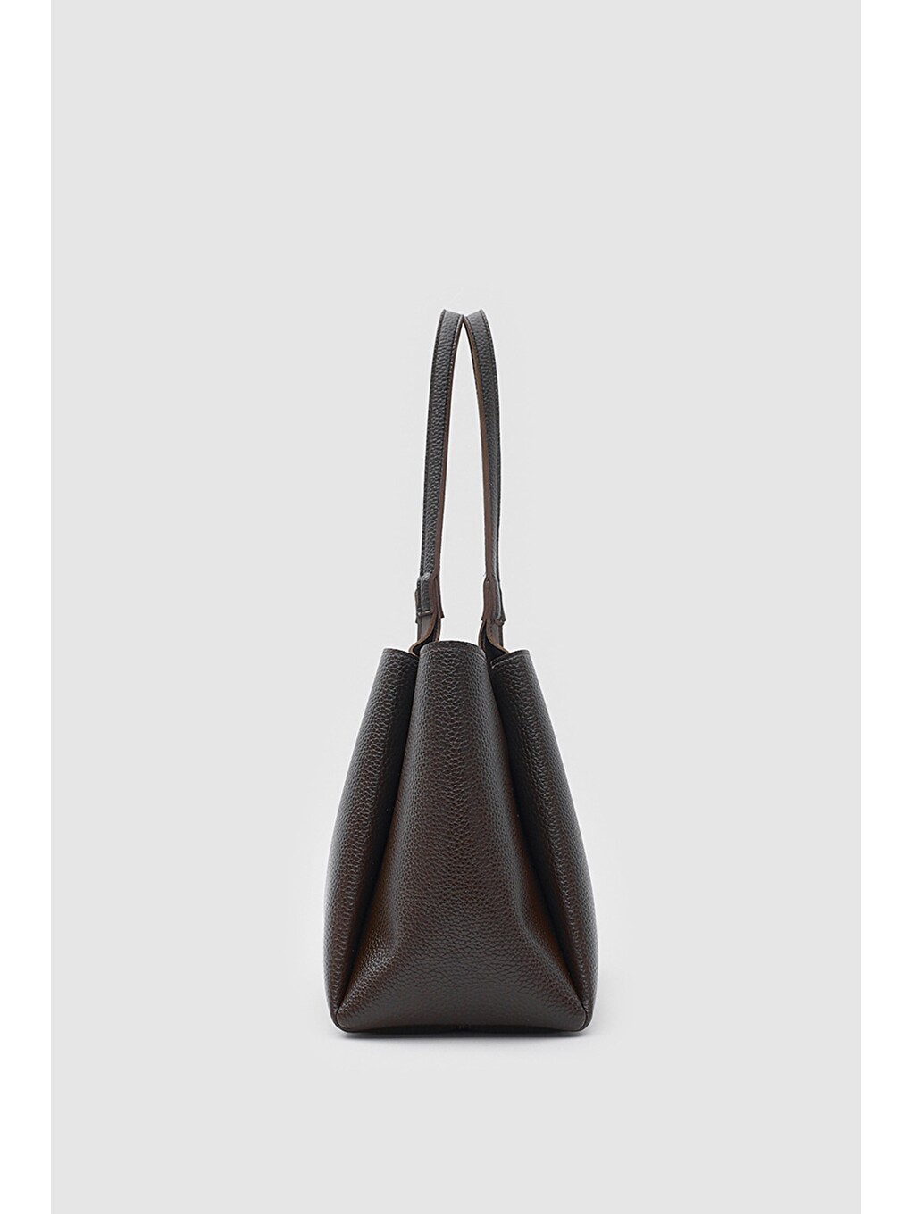 Kahverengi Maksi Tote Çanta Acı Kahve-3