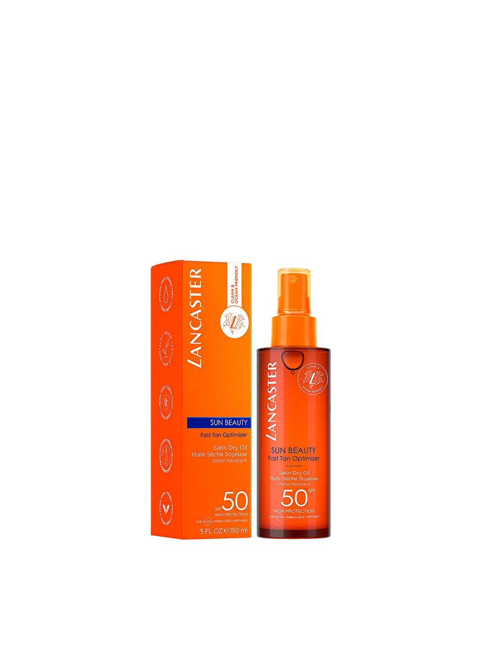 Sun Beauty Satin Dry Oil Spf50 150 ml