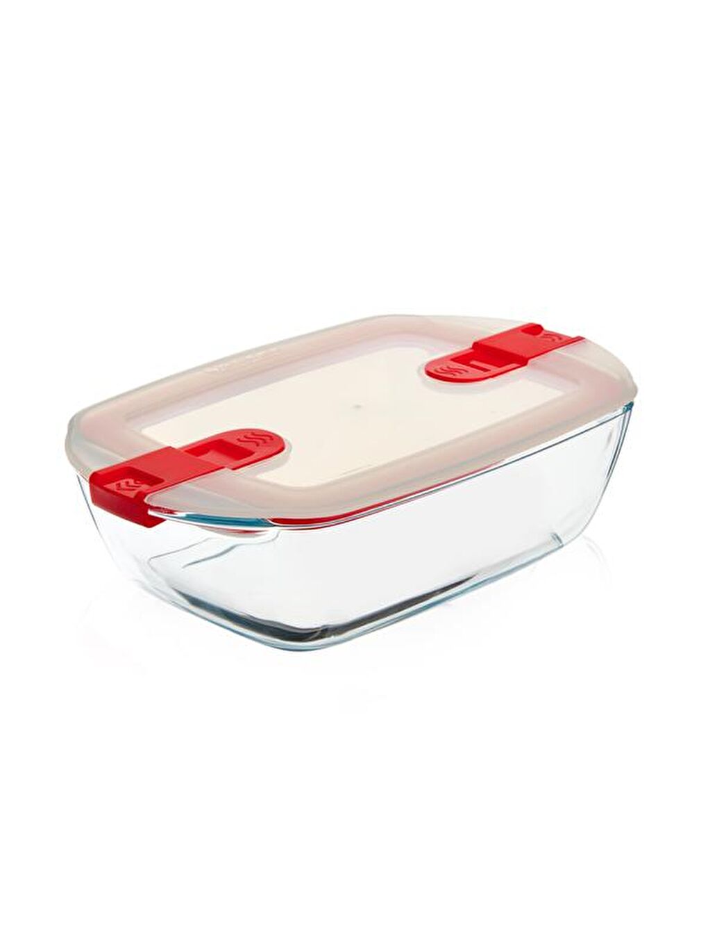 Renksiz Cook & Head Dikdörtgen Kilitli Saklama Kabı - 1,1 lt-1