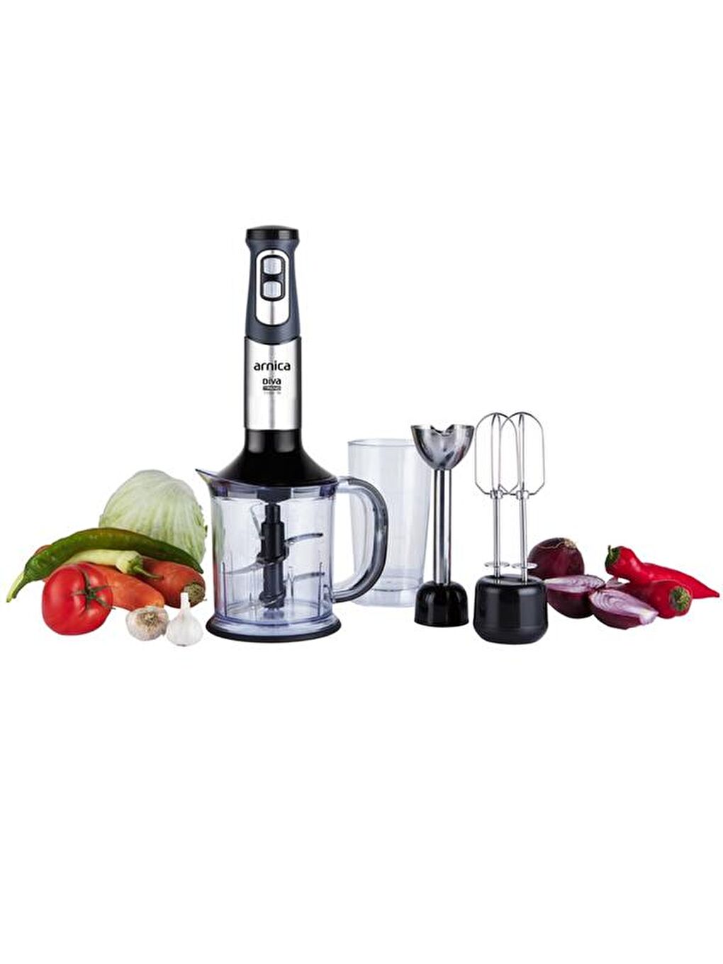 Diva Trend GH21592 Blender Seti - Siyah - 1200 Watt-6