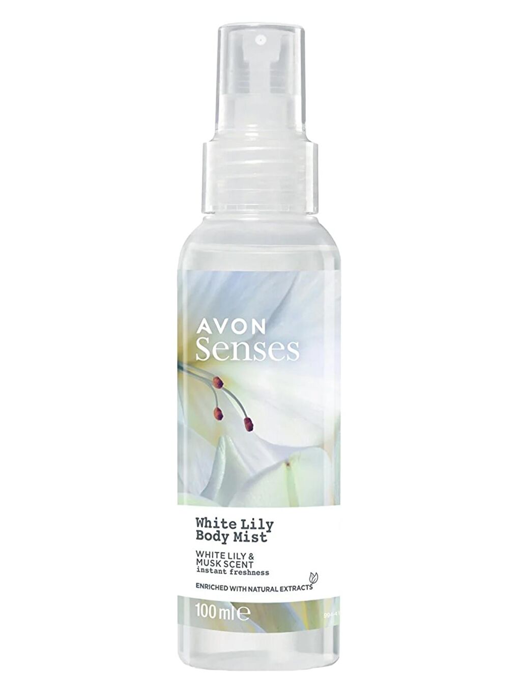 AVON Renksiz Senses White Lily Beyaz Zambak Kokulu Vücut Spreyi 100 Ml.