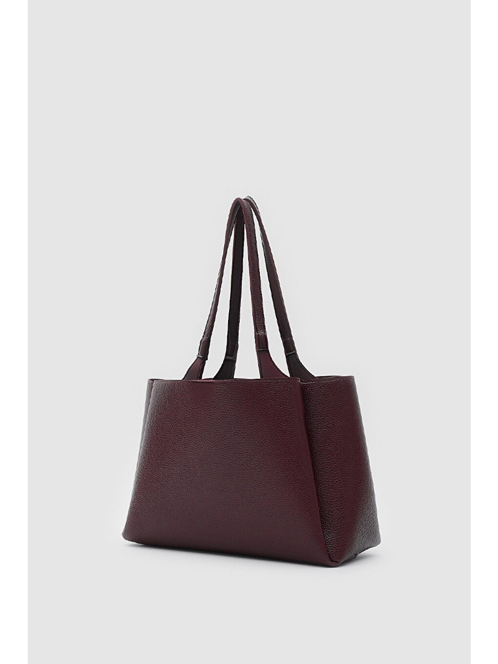 Maksi Tote Çanta Bordo-1