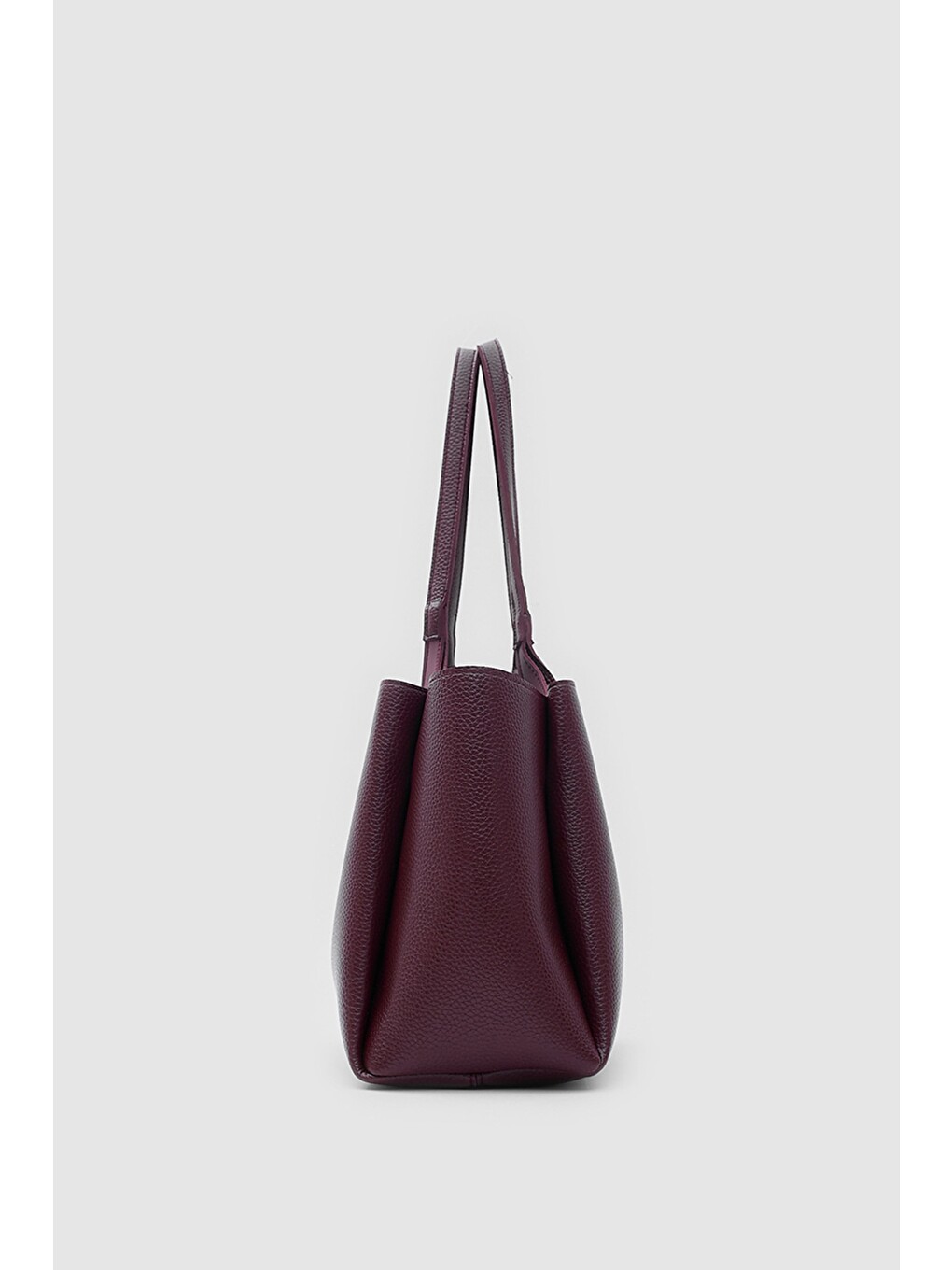 Maksi Tote Çanta Bordo-3