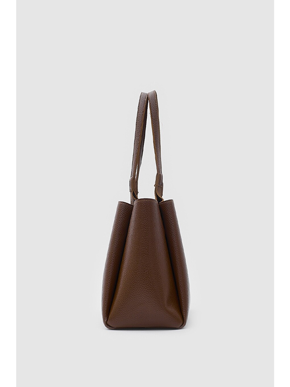 Kahverengi Maksi Tote Çanta Taba-3