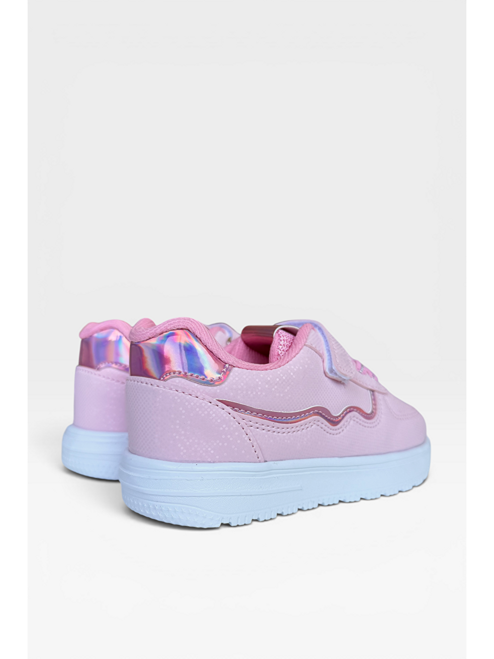 Pembe Anatomik Taban Cırtlı Rahat Hafif Sneaker Çocuk Spor Ayakkabı Pudra-3