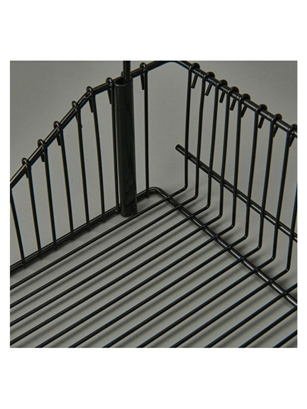 Siyah VP-920 Mutfak Banyo Sepeti Çok Amaçlı Sept Ferforje Metal Fintorp Model 20*20-2