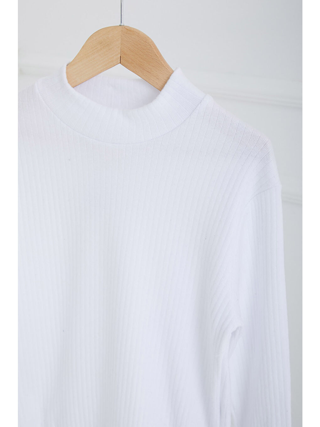 Kız Çocuk Beyaz Ribana Badi - 26677-1