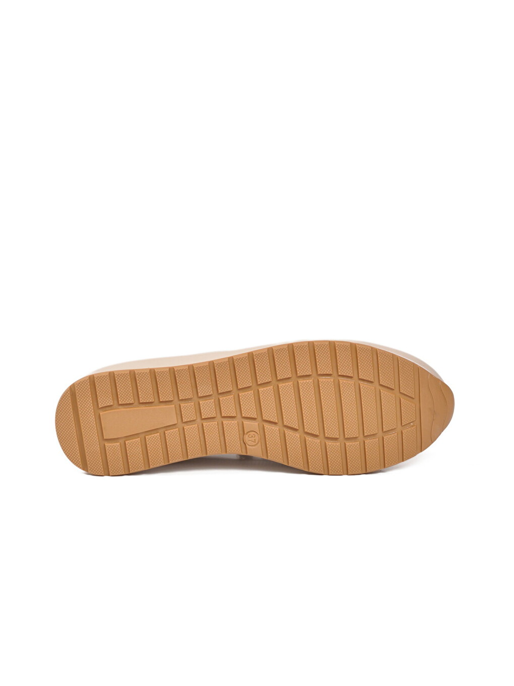 Bej Hafif Lastik Bağcıklı Kadın Casual Ayakkabı BD-034 Z-4
