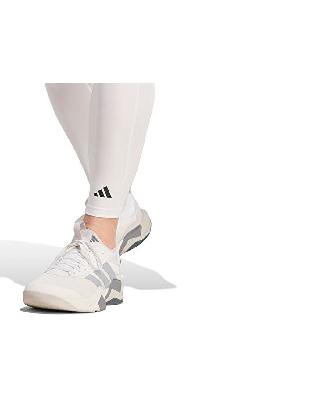 Tf Base Tight Erkek Antrenman Taytı Jx2569 Beyaz-2